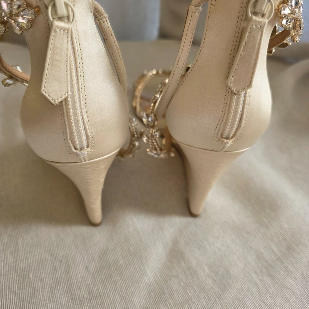 Badgley Mishka Champaign Jeweled Wedding Shoes - Picture 6 of 10